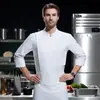 Skyte Ropa de Trabajo de Chef Manga Larga Ropa de Trabajo de Cocina Trasera de Hotel Ropa de Chef Logo