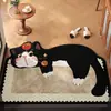 Felpudo de entrada, alfombrilla de pie para interior de fácil cuidado, bucle, resistente a las manchas, no lavable, antideslizante, alfombra para recibidor para uso doméstico