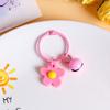 Traje de flores de colores, pequeño regalo, estilo coreano, Hyun-a, pegamento suave, pequeña campana de flores, bolso, colgante, joyería, llavero, colgante
