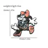 Desenho Animado Anime Fofo Periférico Personagem de Desenho Mickey Urso Morango Moda Tendência Roupas Personalizadas Broche