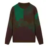 Suéter Retro de Cuello Redondo para Hombre en Otoño e Invierno Nuevo Estilo Camiseta Interior de Punto para Hombre con Top de Estilo Relajado