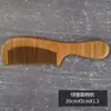 Peine de Sándalo Verde Madera Fragante Talla de Madera Regalo para Mujer Hogar Masaje Diente Medio Diente Fino Cuidado del Cabello Peine para Cabello Liso