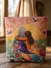 2026 Estación Independiente Transfronteriza Amazon Bolso Nuevo Bolso Tote Estampado Digital Bolso Tote Acolchado de Moda