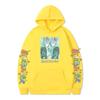 Hoodie Estampado de Batimento Cardíaco, Vazamento, Uma Peça, Outono e Inverno, Transfronteiriço, Masculino e Feminino, Top, Suéter de Lã