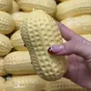 Brinquedo de Alívio de Estresse Bola de Farinha de Amendoim Simulada de Reação Lenta, Gadget de Bola de Tofu de Alívio de Estresse Apertável Estilo Alimentício