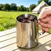 Nova Caneca de 350ML Copo de Água Infantil com Tampa Copo de Café de Aço Inoxidável 304 Copo de Cerveja de Camada Única Amazon
