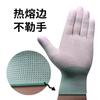 Guantes con Recubrimiento de PU Fábrica de Electrónicos Libre de Polvo Recubrimiento Antiestático Protección Laboral Al por Mayor Dedos Recubiertos de PU H1 Antideslizante Multiusos