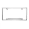 Fornecimento Transfronteiriço de Porta-Placas de Aço Inoxidável Padrão Americano, Porta-Placas Americanos, Porta-Placas de Dois e Quatro Furos