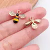 Mezcla 25 Gotas Aleación Abeja Margarita Panal Serie Colgante Pulsera DIY Collar Llavero Accesorios