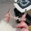 Pulsera de Piedra Mariposa de la Suerte para Mujer, Exquisito Diseño de Nicho, Pulsera de Amistad Tejida Hecha a Mano de Alta Gama, Dulce Accesorio