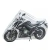 Funda de lluvia para motocicleta y vehículo eléctrico, funda para motocicleta para protección contra lluvia y polvo, funda de polvo transparente desechable universal para bicicletas eléctricas
