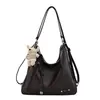 Mochila vintage estilo coreano 2026 nuevo modelo, bolso de hombro tote de moda para ir al trabajo, bolso de mano casual de gran capacidad