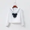 Nuevo Traje de Marinero Kyou Cardigan de Punto para Otoño/Invierno Conjunto de Uniforme JK Falda Larga Estilo Universitario Punto con Botones JK Femenino