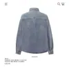 Camisa Jeans Azul Retrô Vintage Lavada Desgastada Masculina Estilo Preguiçoso Solta Casual Camisa Jaqueta
