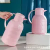 Garrafa Térmica Grande Capacidade para Casa Dormitório Estudantil Garrafa Térmica Pequena Garrafa para Água Fervente Garrafa Térmica Portátil para Carro com Revestimento de Vidro