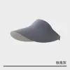 Nuevo sombrero de protección solar de doble cara para mujer para el verano, parasol para exteriores, protección UV, ala ancha, plegable, sin costuras, sombrero de copa abierta