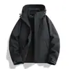 Chaquetas de Exterior de Alta Calidad para Parejas, Set Desmontable de Dos Piezas para Hombres y Mujeres, Cortavientos de Grafeno, Impermeable y Cálido, Ropa para Senderismo