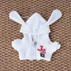 Ropa para muñeca de 10 cm, camiseta de manga corta, chaleco para muñeca, colección de atuendos para muñeca Labubu de 17 cm