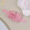 Accesorios para el Cabello de Niños de Venta Caliente Transfronterizos Europeos y Americanos para Bebés y Niños Pequeños Flor Elástico Color Sólido Diadema Ancha Accesorios para la Cabeza de Bebé Venta al por Mayor