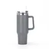 Taza de Hielo de Gran Capacidad de Primera y Segunda Generación 30Oz/40Oz Termo de Acero Inoxidable 304 Taza para Coche Taza de Coche con Popote