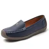 2025 Nuevos Mocasines Zapatos Casuales Planos para Mujer Suela Suave Empeine Suave Zapatos de Mamá Cómodos Talla Grande Zapatos Tipo Frijol Zapatos de Mujer