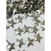 Lámina de bronce, lámina plana de bronce con forma de estrella de cinco puntas, adorno de transferencia de calor, pedrería de transferencia de calor, lámina de aluminio, pedrería de transferencia de calor para ropa, lámina de bronce para transferencia de calor, cadena de hierro