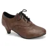 En Stock Zapatos de Tacón Alto 2026, Tacón Grueso Primavera y Otoño, Cierre de Cordones Frontales, Estampado Floral, Zapatos de Salón Individuales de Estilo Británico para Mujer, Botas Sencillas para Mujer