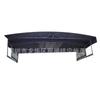 Toldo eléctrico de empuje y tiro estructura de acero toldo cancha de baloncesto escolar fábrica toldo de almacenamiento toldo de empuje y tiro