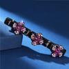 Celebridade da Internet Presilha Lateral Strass Franja Presilha Artefato para Trançar Estilo Camada Dupla Fixa Grampo de Cabelo Palavra Única Torcedor de Cabelo