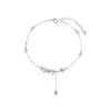 Pulseira de Franjas da Moda para Mulheres com Detalhes em Diamante, Estilo Minimalista e Fresco, Pulseira de Franjas Versátil e de Alta Qualidade