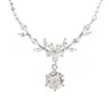 Collar de Espiga de Trigo Floral para Mujer, Diseño de Nicho, Versátil para Otoño e Invierno, Lujo Ligero, Versátil, Gama Alta, Regalo de Cumpleaños Sencillo