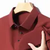 Camisa polo de manga corta para hombre, fresca y transpirable, nueva moda de verano, camiseta fina casual para hombres jóvenes y de mediana edad
