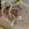 Pulsera de Campana Antigua Estilo Chino Set para Mujer Lujo Ligero Nicho Lujo Exquisito Nicho Pulsera Tendencia Nacional Accesorio de Gama Alta Borla