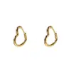 Modernos Pendientes Nuevos Versátiles en Forma de Corazón, Simples y Elegantes, Pendientes de Lujo Exquisitos de Alta Gama al por Mayor para Mujer