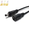 Fábrica de accesorios LED especializada en la producción de cable de enchufe DC 5521 para panel de luz LED con seguro, cable de alimentación