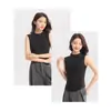 Chaleco sin mangas de cuello semi-alto Kadan en Rebaja para Mujer, Puede Cubrir los Costados del Pecho, Ropa Interior Casual, Se Puede Usar por Fuera