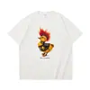Ropa para Hombre Jie Zhan Divertida Ilustración Emocional Camiseta de Manga Corta 2026 Primavera y Verano Nueva Marca de Moda Estilo Holgado Casual