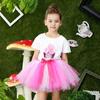 [Liquidación Sin Devoluciones/Cambios] Ropa Europea y Americana para Niños Falda Tutú de Malla Falda de una Sola Pieza con Falda Interior