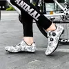 Nuevos Zapatos de Ciclismo de Suela Dura Zapatos Profesionales para Ciclismo de Carretera Zapatos con Traba para Ciclismo Equipo de Ciclismo Zapatos Casuales