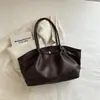 Bolso Tote de Gran Capacidad Retro Simple de Moda con Personalidad Europea y Americana 2026 Nueva Tendencia Bolso de Hombro Casual para Mujer