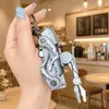 Chaveiro Criativo de Cachorro Robô Mecânico, Pingente Transformável de Cachorro Mecânico para Bolsa de Casal Acessório de Carro, Ornamento de Cachorro Robô