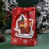 Sacola de Papel de Natal Pronta do Fabricante Laço Criativo Companheiro Floco de Neve Doce Sacola de Presente de Natal Fofa Papel