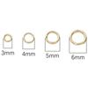 Anillo de Conexión para Pulsera de Collar de Una Vuelta Chapado en Oro de 14 Quilates que Conserva el Color Hebilla de Conexión Cabezal Accesorios para Joyería Hechos a Mano para Bricolaje