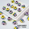 Colgante de Llavero para Teléfono Móvil con Cuentas Pintadas a Mano Hamburg Rich Dibujos Animados Color Lindo Cadena de Pulsera Collar Decoración