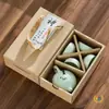 Juego de Té Kung Fu Portátil para Viaje con Tetera de Cerámica Xishi, Juego de Una Tetera y Dos Tazas o Cuatro Tazas, Regalo Creativo Personalizado