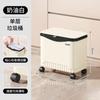 Almacenamiento de Residuos de Cocina Transfronterizo Estante de Almacenamiento Integrado Hogareño Alto Doble Capa Gran Capacidad Cubo de Basura Móvil sin Dobleces