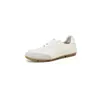 Zapatos de entrenamiento alemanes 2026, ultraligeros, supersuaves, cómodos, de color piel de oveja con bloques de color, con aumento interno de altura, tacón medio, cordones de cuero genuino, casual, suela suave