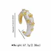 B3416 Estilo Novo Transfronteiriço Dourado Floral Largo Pulseira Joia, Vintage Luxo Leve Largo Liga Metálica Aberto Grosso Pulseira