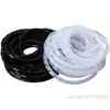 Almacenamiento de alambres y cables, tubo enrollador de cables 6/8 mm, organizador de cables de red, cinta para enrollar cables, protección de tubo para gestión de cables