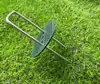 Estacas de suelo galvanizadas en forma de U, estacas de fijación para tela antihierbas, malla tridimensional para césped, estacas de sujeción para tela de suelo de jardinería